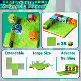 200PCS Magnetic Building Blocks with 6 Baseplate, Magnetic Blocks Cubes for Kids Ages 4-8, Stacking Magnet Blocks STEM Building Toys for Boys Girls Ages 3 4 5 6 7 8-12 Christmas Birthday Gifts