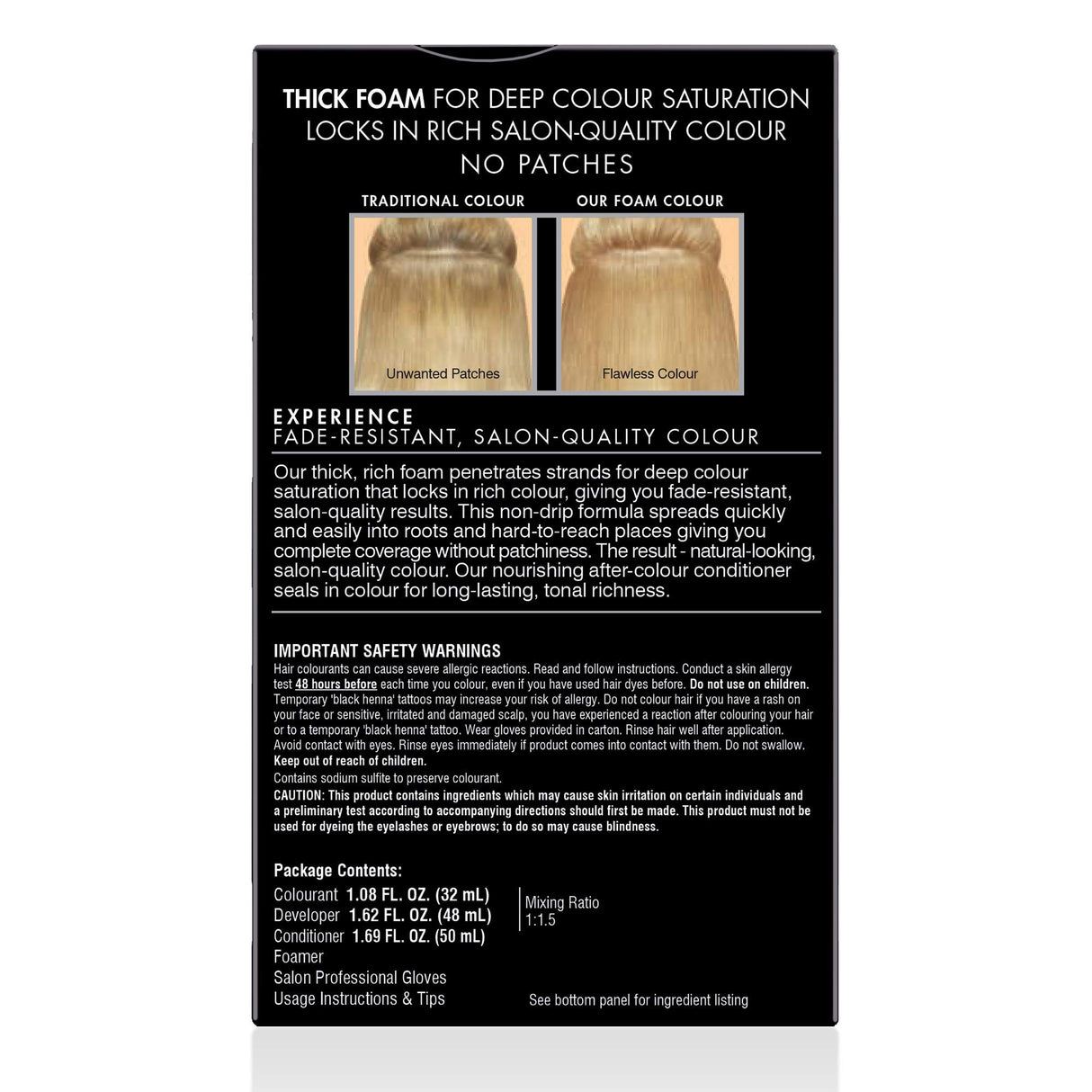 John Frieda Precision Foam Colour, Light Natural Blonde 9N, Full-Coverage Hair Color Kit, Anti-Fade Gray Coverage, Deep Color Saturation Hair Dye, 1 Application