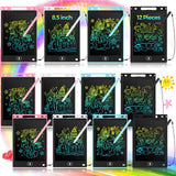 Tinlade 12 Pack LCD Writing Tablets for Kids, 8.5 Inch Erasable Doodle Boards Portable Electronic Drawing Pads, Learning Bulk Toys Gifts for Christmas School(Pink, Light Blue, White, Black)