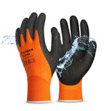 Schwer 2 Pairs 100% Waterproof Winter Work Gloves, ANSI A2 Cut Resistant Freezer Gloves for Outdoor Cold Weather Keep Hands Warm, Enhanced Warmth & Durability, for Shoveling Snow, Ice Fishing, M