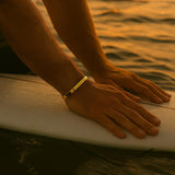 Forge & Foundry Ravick Men's Handcrafted Minimalist Titanium Cuff Bracelet