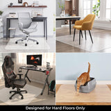 Office Chair Mat for Hard Wood Floors 36"x47" Heavy Duty Floor Protector Easy Clean