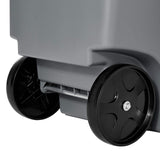 Rubbermaid Commercial Products BRUTE Rollout Plastic Trash/Garbage Can/Bin with Wheels 65 Gal for Restaurants/Hospitals/Offices/Back of House/Warehouses/Home