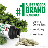 FORCE FACTOR Smarter Greens Tablets, Greens Supplement with 25+ Superfoods and Antioxidants to Improve Digestion, Reduce Stress, Strengthen Immunity, and Support Metabolism, 90 Tablets