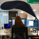 65"Comastbo office cubicle desk shade,designed for light sensitive workers,idea for office cubicles and desk canopy（strap grommet issue contact)
