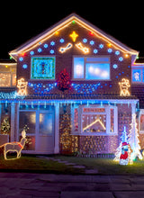 Brightown Solar String Lights Outdoor Waterproof, 18 Colors Changing 39FT Fairy Rope Light Solar Powered with Remote, 100 LEDs Multicolor Trampoline Light Rope Lighting for Outside Christmas Party