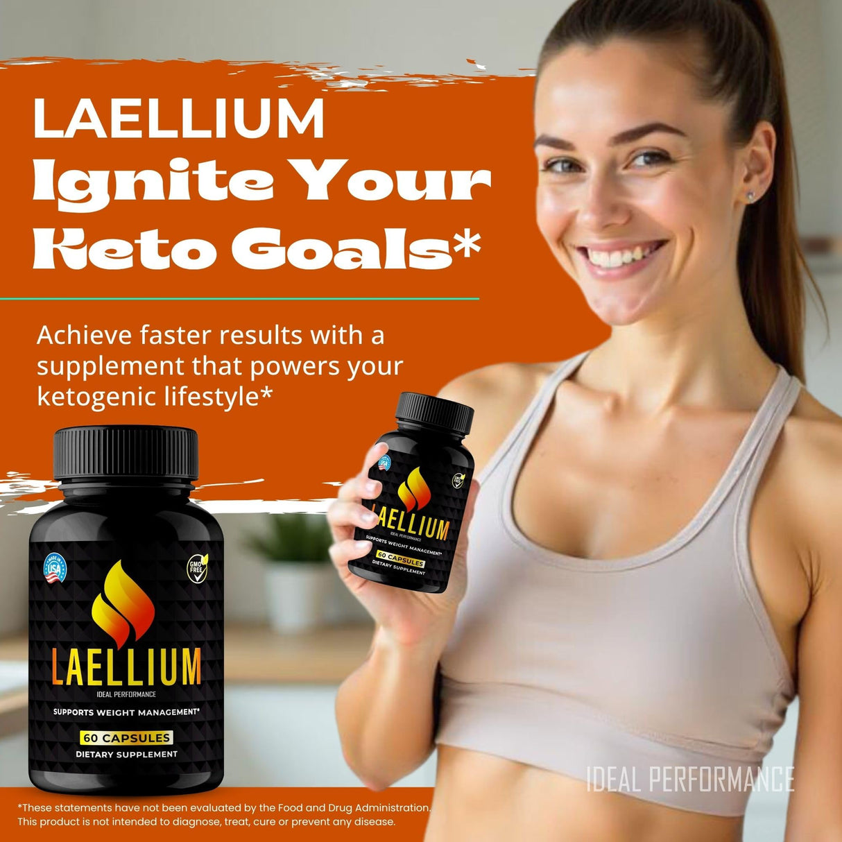 Laellium Capsules, Official Laellium Supplement Pills - Overall Health Support, All Natural Keto Capsule to Sustain Active Lifestyle & Fitness Goals, Premium Lael Lium Energy Reviews (2 Pack)