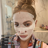 JLO BEAUTY That Limitless Glow Face Mask, Skin Care Sheet Mask Infused with Glow Serum for Moisturizing, Deep Hydration, Helps Tighten & Lift, For All Skin Types, 2-Piece Facial Mask Sheets, 3 Pack
