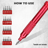 260-Piece Ultimate Precision Screwdriver Bit Set, Premium Security Bit Set Includes Magnetic Security Bits, Nut Driver, Ratchet Wrench and Bits Holder
