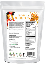 Z Natural Foods Spanish Bee Pollen Granules - Pure & Raw Pollen Granule, Product of Spain - Nutrient-Dense for Energy & Immune Support - Aromatic Sweet Flavor, Sprinkle on Salads & Smoothies, 1lb