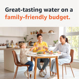 Amazon Basics Enhanced Replacement Water Filters for Water Pitchers, BPA-Free, WQA & NSF Certified, Compatible with Brita Water Pitchers & Drinking Water Filter Systems, 1 Year Filter Supply, 6-Pack