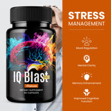 (2 Pack) IQ Blast Pro Capsules, IQblast Pro Supplement Official Brain Pills for Memory and Focus, IQblastpro Blaster Premium Clarity Support Advanced Formula Reviews All Natural Ingredients (120 Ct)