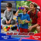 Boy Toys Age 3-12,Binoculars for Kids with Bird Watching Manual&Compass