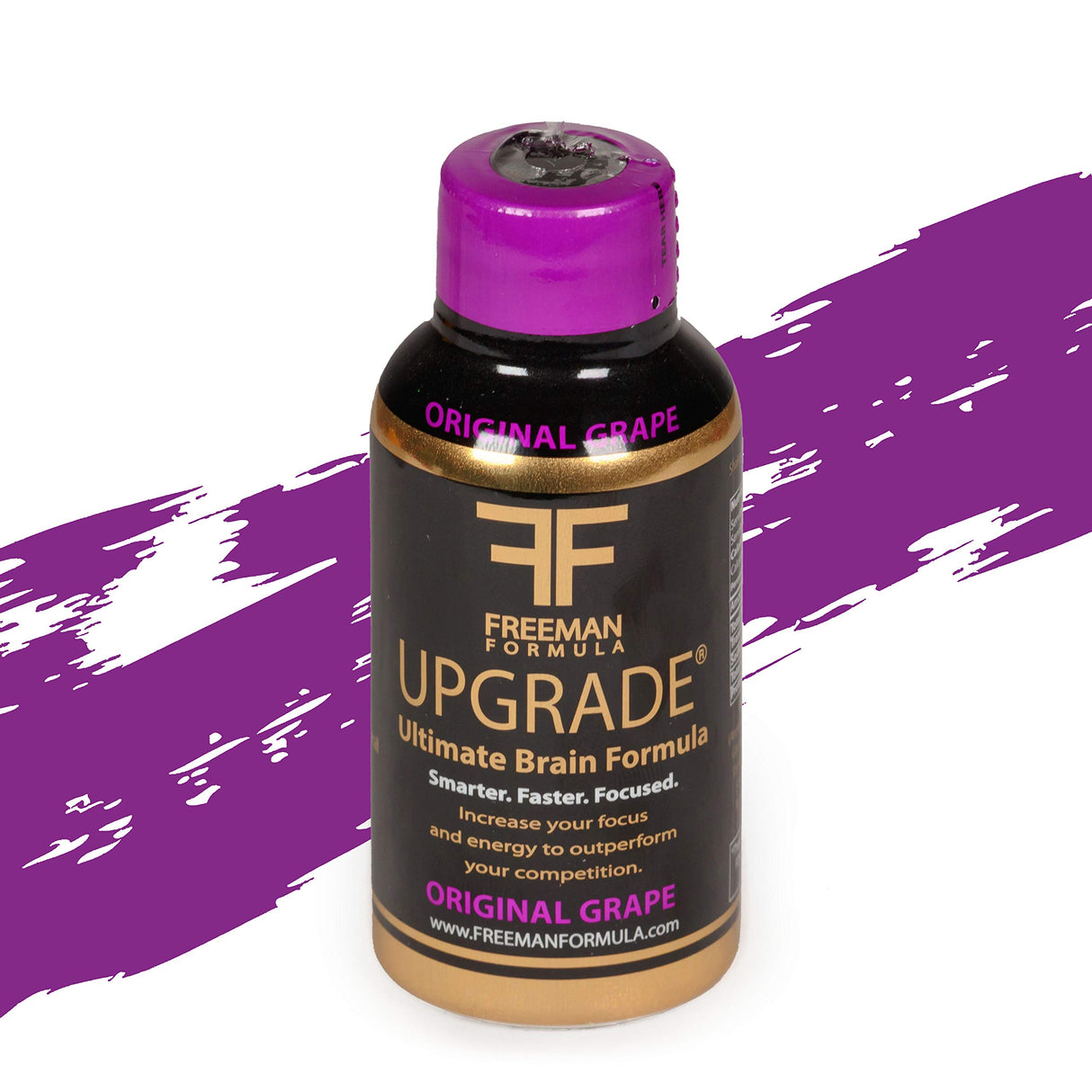 Upgrade Brain Supplement - Enhances Memory, Concentration, Focus & Clarity - Proprietary Blend of AAKG with Beta Alanine, Alpha GPC, Green Tea & Ginkgo Biloba-2 Fl oz (12 Pack)