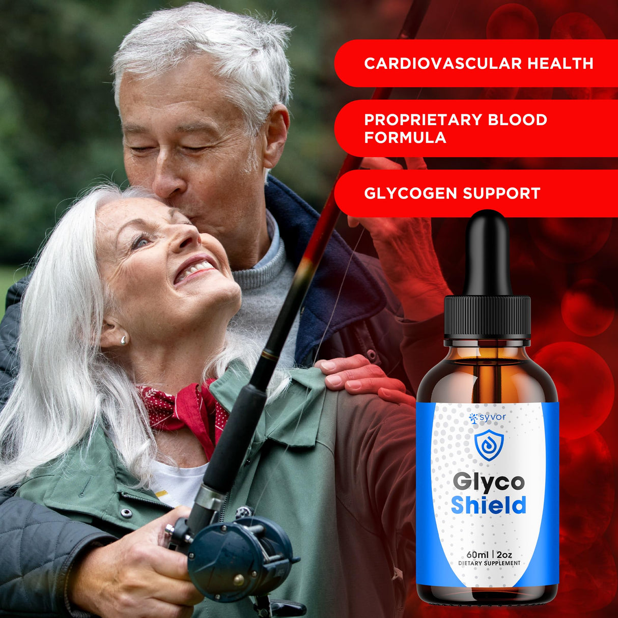 (3 Pack) Glyco Shield Drops, Official Glyco Shield Blood Support Drops With All Natural Ingredients, GlycoShield Maximum Strength Liquid Supplement Supporting Health & Wellness Naturally (90 Servings)