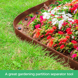 2-Inch x 66 FT Landscape Edging Border with 100 Spikes, Garden Edging Lawn Edging Border Kit, Plastic Edging Border Flexible for Garden Flower Beds Lawn Yard Pathway (Brown)