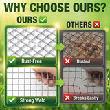 HIHADUUM 16'' x 20' Hardware Cloth 1/4 inch 23 Gauge, Hot-dip Galvanized After Welding, Chicken Coop Wire Fence Wire Mesh Screen, Rabbit/Snake Fences, Netting Wire Cloth Galvanized Wire Mesh Roll