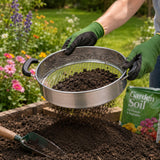 Multi-Purpose Soil Sifter with Handle | Includes 4 Changeable Screens | Ideal for Soil, Rock, Compost, and Debris Sifting