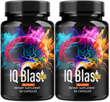 (2 Pack) IQ Blast Pro Capsules - Official IQ Blast Pro Advanced Supplement Pills, IQ Blast Pro Premium Formula for Wellness & Health Support, Original IQ Blast Pro Reviews, 120 Capsules for 2 Months