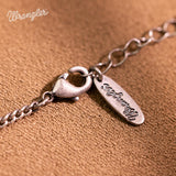 Wrangler Heart Charms Link Bracelet, 14K Gold Turquoise Jewelry for Women
