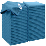 HOMEXCEL Navy Blue Microfiber Cleaning Cloth, 50 Pack Cleaning Towels for Kitchen, Lint Scratch Free, Highly Absorbent, and Reusable Cleaning Rags for House, Window and Glass, Cars, 11.5 X11.5 inch