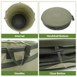 YUDI & GARDEN 45 Gallon Hard Bottom Collapsible Garden Bag