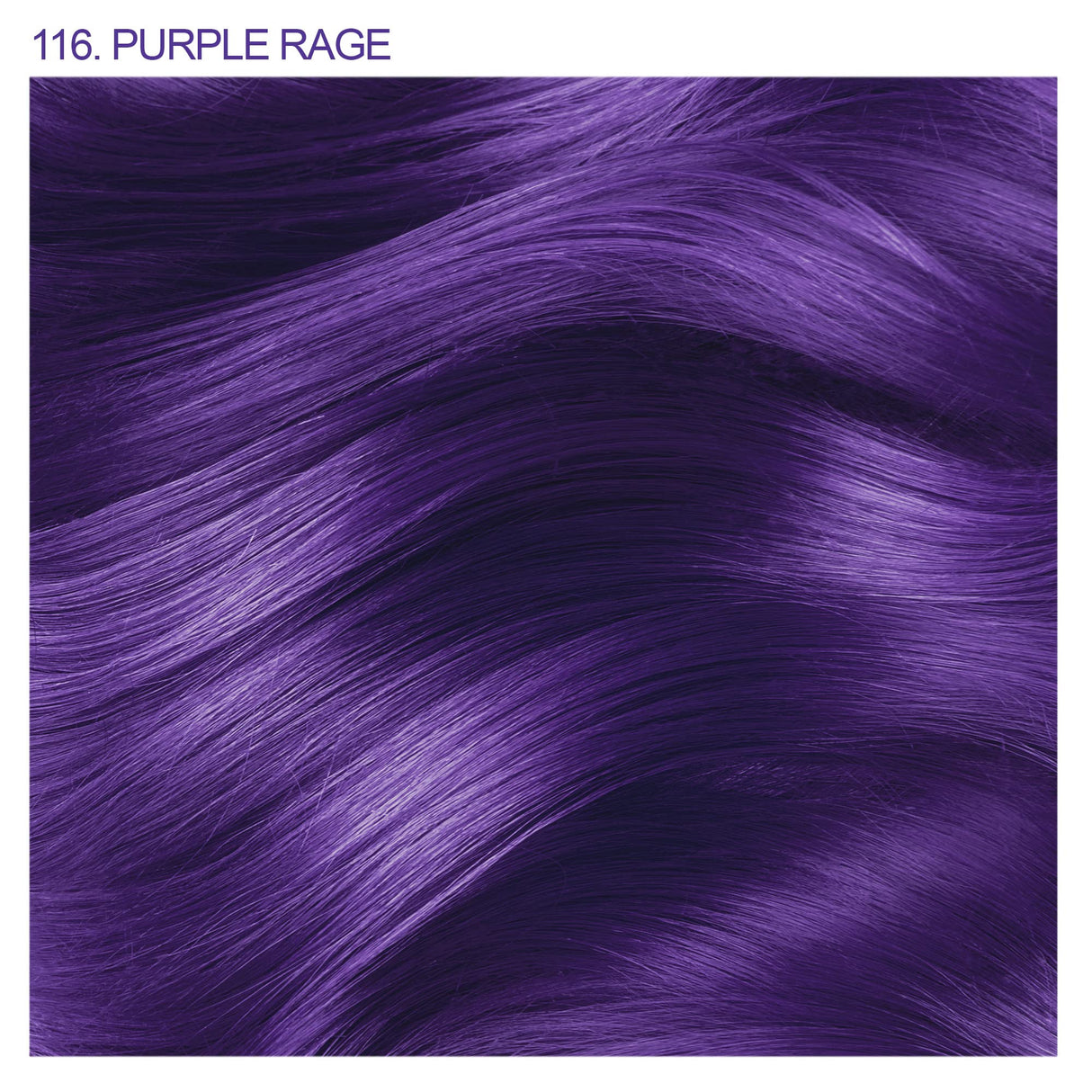 Adore Semi Permanent Hair Color - Vegan and Cruelty-Free Purple Hair Dye - 4 Fl Oz - 116 Purple Rage (Pack of 1)