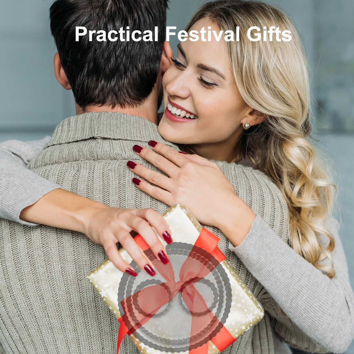 Yamteck 11 & 9 Inch Round Tart Pans with 2Pcs 4'' Mini Pans. Removable Bottom, Non-Stick Coating, Rugged Carbon Steel for Tart Quiche Pie Making. Gift for Christmas Thanksgiving Party Festival Family