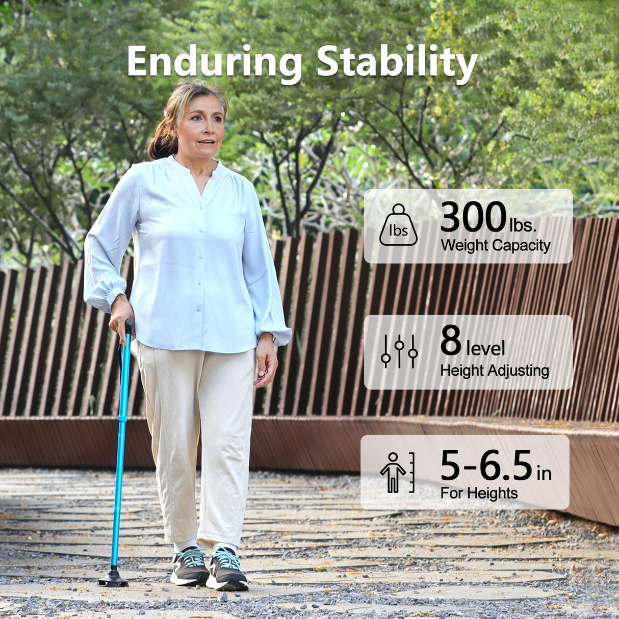 Walking Cane for Men & Women - Folding, Adjustable, Lightweight, Walking Canes for Seniors Balance, Free Standing, Pivot Tip, Soft Handle, Foldable Walking Sticks with Travel Bag (Black)