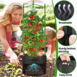 Moirsunt Tomato Cages with 10 Gallon Grow Bags, 48 Inches Tomato Planter