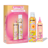 amika season's smoothing anti-frizz set | exclusive limited edition set with humidity protection for smooth, frizz-free hair