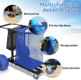 Aomedeelf Beach Cart with Balloon Wheels for Sand, Maximum Capacity 220 lbs
