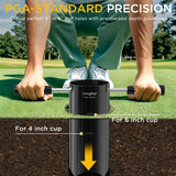 KINGTOP Golf Hole Cutter for Putting Greens, 4 and 6 in Cutting Depths