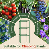 4 Pack 45" Tomato Cages for Garden, Heavy Duty Adjustable Plant Support