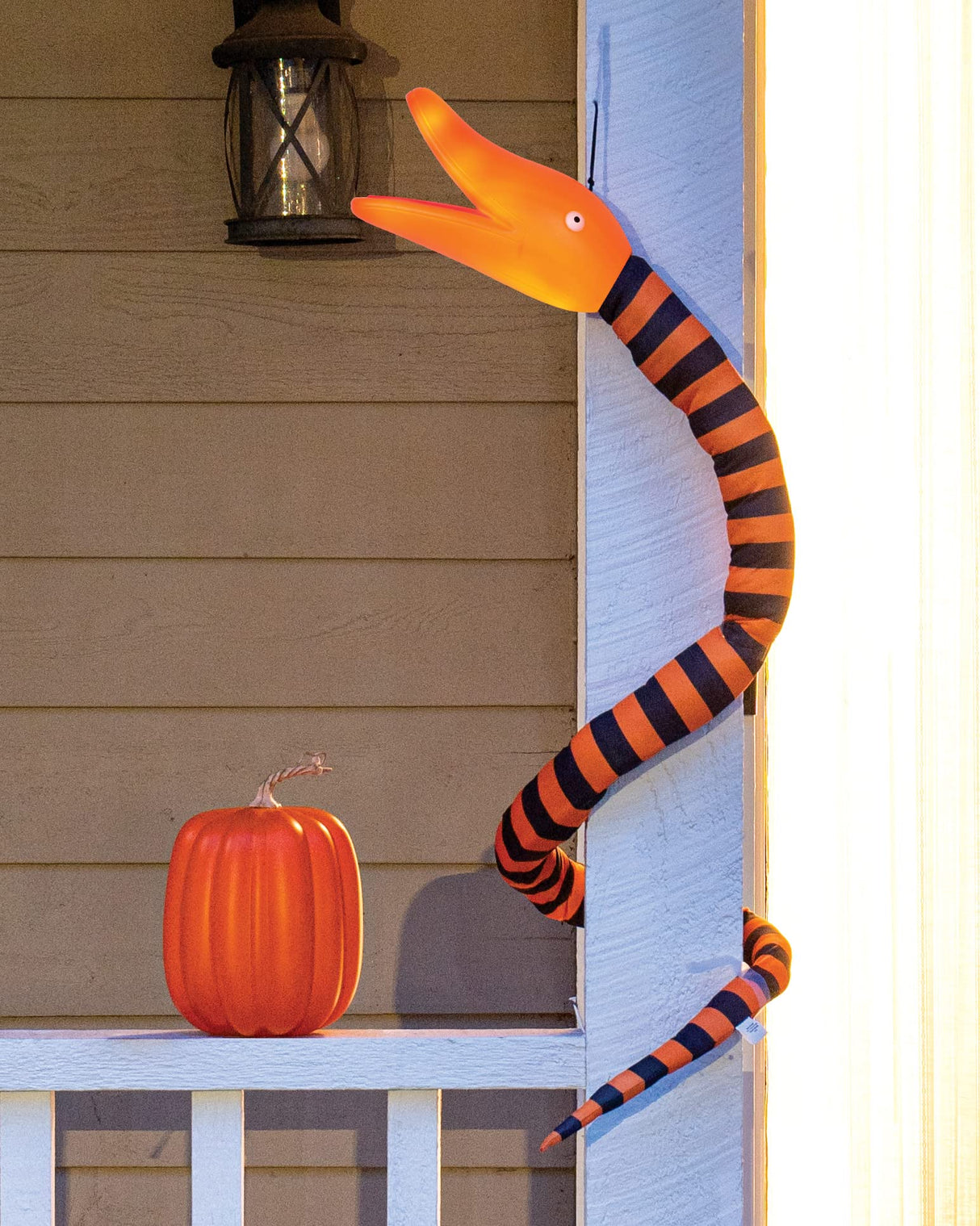 Disney The Nightmare Before Christmas Light Up Giant Snake Full Size Poseable Hanging Character Decoration