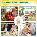 36 Pack Hand Cream Bulk and Lip Balm Bulk Sets, Stocking Stuffers for Women, Thank You Gifts and Christmas Gifts for Guests with Thank You Card Organza Bags, Birthday Gifts, Bulk Gifts, Small Gifts