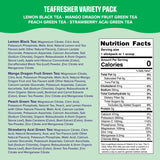 Ultima Replenisher TeaFresher Daily Electrolytes Powder and Instant Tea Mix – Sugar Free – Variety Pack, 16 Stickpacks - Hydration Packets with 4 Fruit and Tea Fusions, 6 Key Electrolytes