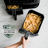 Ninja Foodi Air Fryer, 10 Qt DualZone, 6-in-1, Black, DZ302