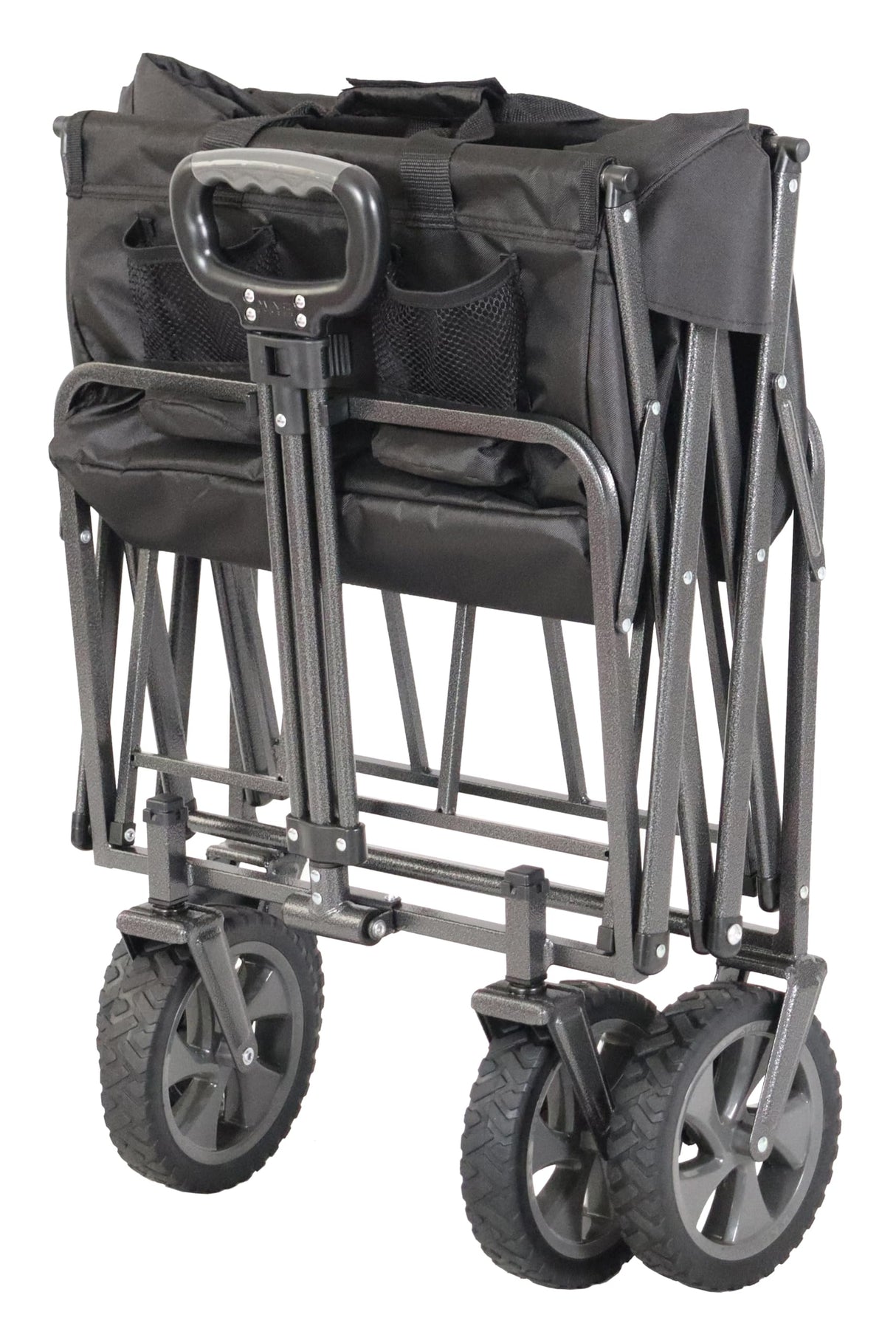 Mac Sports Collapsible Folding Outdoor Utility Wagon, Black