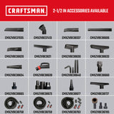 CRAFTSMAN CMXZVBE38660 2-1/2 in. Diffuser Wet Dry Shop Vacuum Attachment