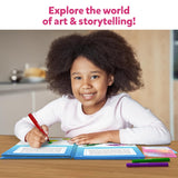 Skillmatics Storybook Art Kit - Create Fairytale Stories, DIY Craft & Writing Kit with 300+ Stickers, Scrapbooking & Journal Activity, Christmas Gifts for Kids Ages 5, 6, 7, 8, 9, 10