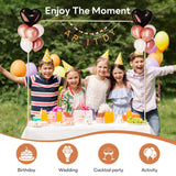 XLHOMO Over The Table Rod Stand with Clamps, Adjustable 32''-79'' Tall 32"-131" Length, Gold Table Arch Stand Metal Balloon Frame Hanging Rod for Weddings Christmas Birthdays Garden Arbors Decoration