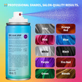 Temporary Hair Color Spray for Kids Women Men, Non-Sticky Root Touch Up Hair Color Dye, Non-Damaging Hair Dye HairSpray,Instant Vivid Colored Hair Spray for Halloween,Party,Cosplay,Christmas (Purple)