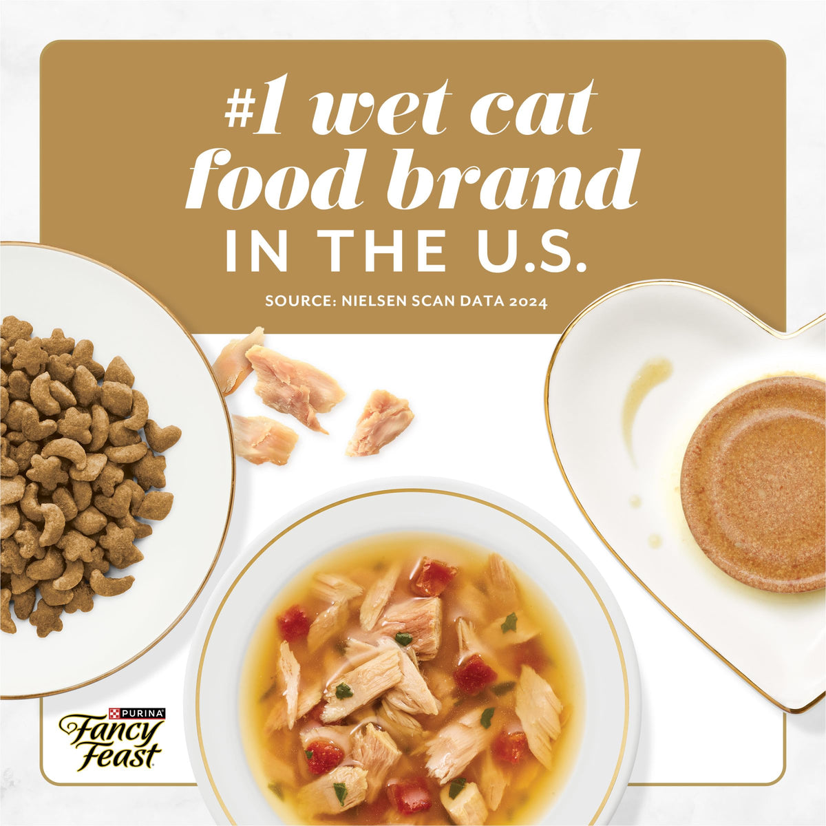 Purina Fancy Feast Savory Centers Wet Cat Food, 3 oz. Cans, 24-Pack