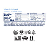 GoMacro Macrobar Organic Vegan Protein Bars - Blueberry + Cashew Butter (2.3 Ounce Bars (Pack of 12)