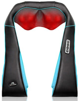 MagicMakers Electric Shiatsu Neck Massager with Heat - Pain Relief for Back, Shoulders & Feet - Gift for Men, Women, Mom & Dad - From Daughter or Son - Ideal for Christmas, Mother's Day & Father's Day