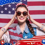 Highergo Patriotic Bracelet Wristband Bulk, 24 Pcs, Fresh