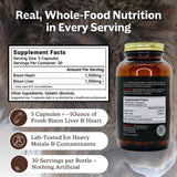 MK Supplements American Beast – Strength, Endurance & Recovery Support – 150 Capsules (30 Servings) – Freeze-Dried American Bison, 100% Grass-Fed, Bison Liver and Bison Heart, Whole-Food Formula