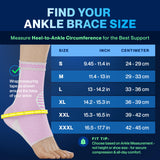Modvel Foot & Ankle Brace Socks for Sprained Ankle Compression Sleeve - Plantar Fasciitis Relief Brace, Foot Support for Women & Men - Tendonitis & Arthritis Foot Sleeve, Stabilizing Ankle Wrap