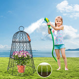6 PCS 17.7"H X 11.42"D Garden Cloches,Chicken Wire Plant Covers Protectors Modular Design for Customizable Protection,Rust-Proof Heavy Duty Metal Plant Cage for Seedlings Flowers Protect from Animals